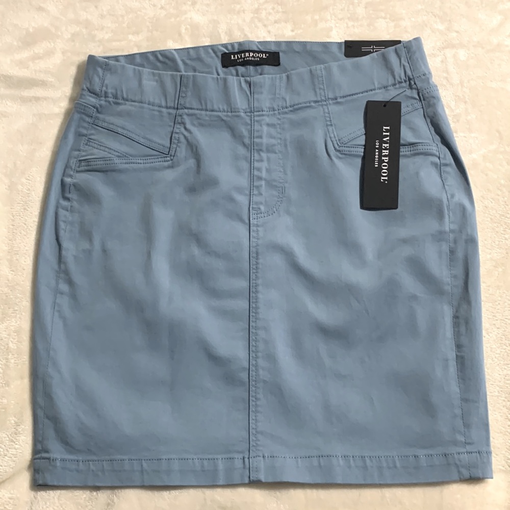 LiverPool Los Angeles NWT size 8 Blue skirt